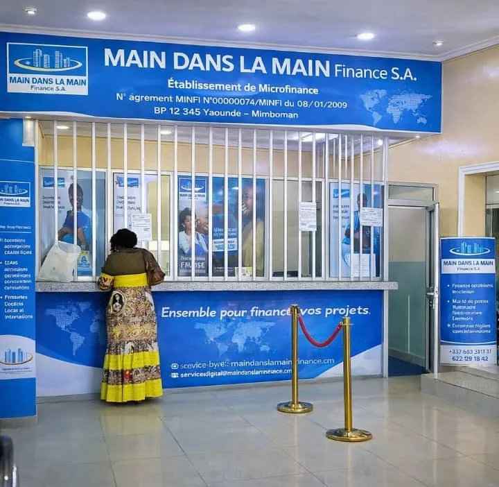 Guichet de l'agence de Yaoundé