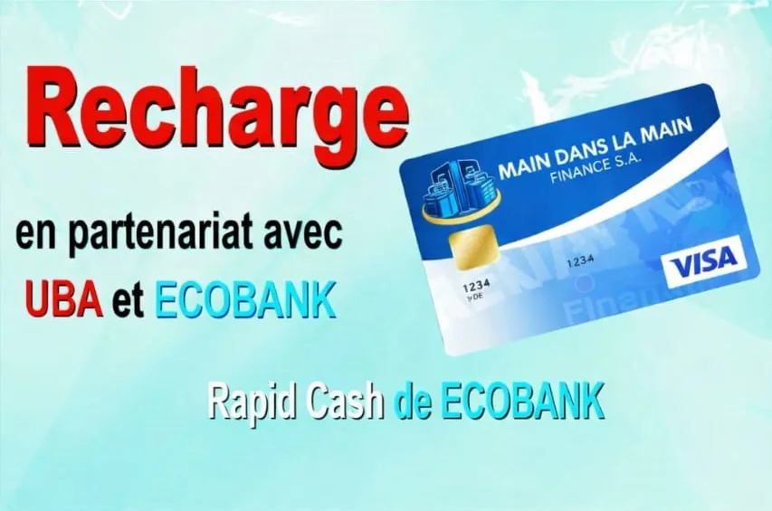 La BI-CARD Visa et son rechargement en partenariat avec UBA et Ecobank